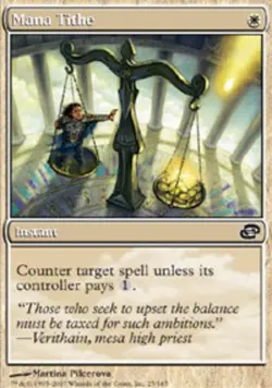 1x Mana Tithe Light Play MTG Magic - Kid Icarus - - Image 1