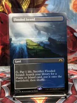 Flooded Strand (Non-foil) [Borderless] Modern Horizons 3 0353 Rare MTG - Image 1