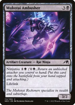 Mukotai Ambusher Foil (112) Kamigawa: Neon Dynasty NEO MTG Magic - Image 1