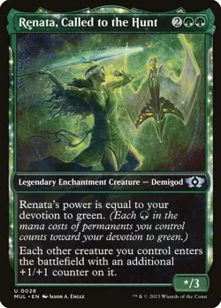 Renata, Called to the Hunt Foil (028) Showcase Multiverse Legends MUL MTG Magic - Image 1