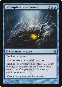 Corrupted Conscience 1x MtG Mirrodin Besieged SP/NM - Image 1