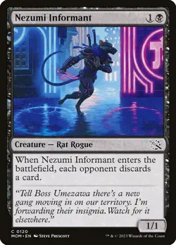 Nezumi Informant Foil (120) March of the Machine MOM MTG Magic - Image 1