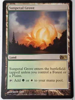 Sunpetal Grove - 2012 Core Set M12 - Magic the Gathering MTG Nice! - Image 1