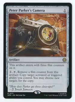 Peter Parker's Camera #0171 MTG Marvel's Spider-Man Magic The Gathering - Image 1