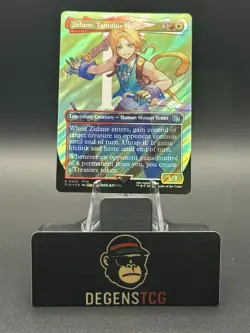 Zidane, Tantalus Thief 0550 (Borderless) (Surge Foil) Final Fantasy Foil MTG - Image 1