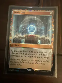 MtG foil Invention Masterpiece Static Orb (#026) NM - Image 1