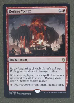 Mtg Roiling Vortex 156 Regular Red Zendikar Rising; M/NM - Image 1