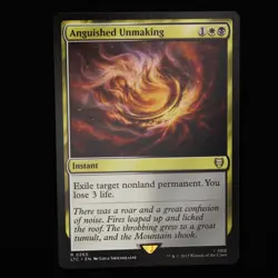 Anguished Unmaking MTG Commander Lord of the Rings Rare 265 NM - Image 1