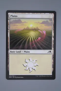 Plains 283/302 Kamigawa: Neon Dynasty NEO MTG - Image 1