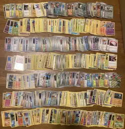 Huge English and Japanese Pokemon Card Lot ( Over 1,000 Cards From 1999-2025) - Image 1