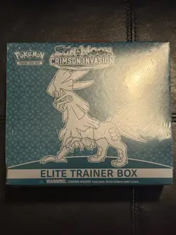 Pokemon TCG Sun And Moon Crimson Invasion Elite Trainer Box ETB Factory Sealed - Image 1