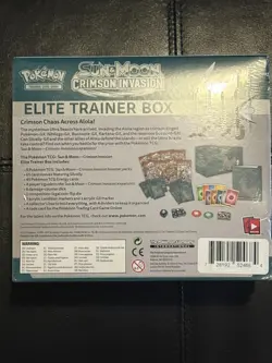 Pokemon TCG Sun And Moon Crimson Invasion Elite Trainer Box ETB Factory Sealed - Image 2