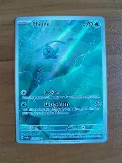 Phione Full Art Illustration Rare Pokemon Sv06: Twilight Masquerade 175/167 - Image 1