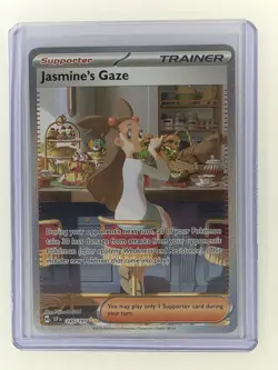 Pokemon TCG Surging Sparks Jasmine's Gaze 245/191 - SIR Full Art - NM - Image 1