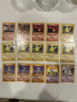 Pokemon TCG: Vintage 1st Edition Lot - Jungle, Neo Revelation - Entei, Pikachu - Image 1
