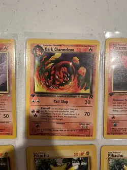 Pokemon TCG: Vintage 1st Edition Lot - Jungle, Neo Revelation - Entei, Pikachu - Image 3
