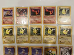 Pokemon TCG: Vintage 1st Edition Lot - Jungle, Neo Revelation - Entei, Pikachu - Image 5