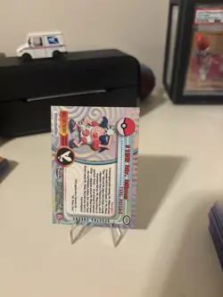 2000 Topps Chrome Mr. Mime Pokemon TV Spectra Refractor Great Condition #122 - Image 2