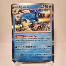 Pokemon TCG Gyarados Scarlet & Violet-151 130/165 Holo Holo Rare(NOT REVERSE) - Image 1