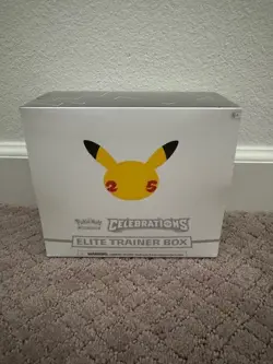 Pokemon Celebrations Elite Trainer Box ETB 25th Anniversary - New Factory Sealed 820650809439 - Image 1