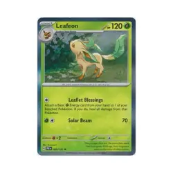 2025 Pokemon TCG Prismatic Evolutions Leafeon 005/131 - Image 1
