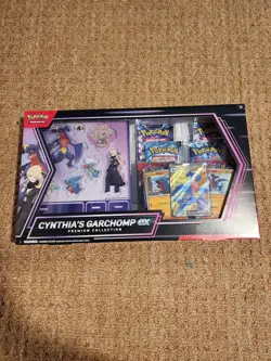 Pokemon TCG - Destined Rivals Cynthia's Garchomp ex Premium Collection NEW - Image 1
