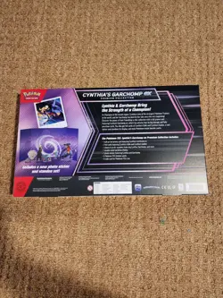 Pokemon TCG - Destined Rivals Cynthia's Garchomp ex Premium Collection NEW - Image 2