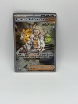 Professor Sada's Vitality 256/182 Pokemon SV04: Paradox Rift Special Illustratio - Image 1
