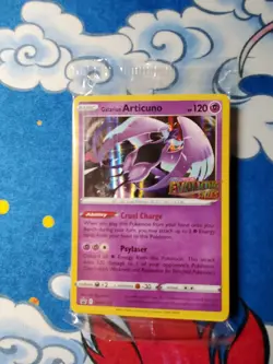 Galarian Articuno SWSH123 Prerelease Promo Sealed Evolving Skies Pokemon TCG - Image 1