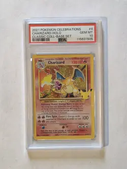 Pokemon Charizard Celebrations 4/102 Classic Holo Rare PSA 10 GEM MINT - Image 1