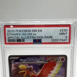 2025 Pokemon DRI EN ETHAN’S HO-OH ex Special Illustration Rare #230 PSA 9 MINT - Image 2