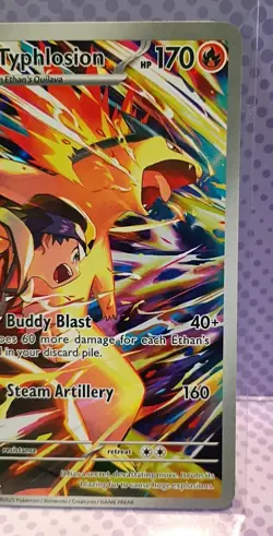 Pokemon TCG Ethan’s Typhlosion 190/182 Destined Rivals ILLUST RARE, FRESH PULL - Image 2