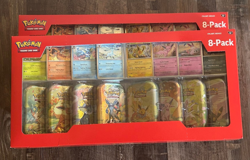 New Pokemon TCG Prismatic Evolutions Costco Mini Tins 8 Pack lot of 2 SEALED - Image 1