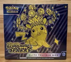 Pokemon Scarlet & Violet Surging Sparks Sealed Elite Trainer Box ETB - Image 1