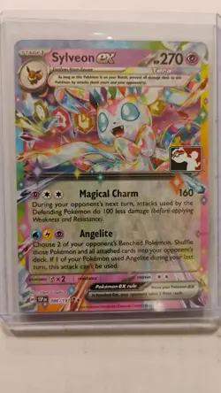 Sylveon EX 086/191 Near Mint Prize Pack Series 7 Stamp - Image 1