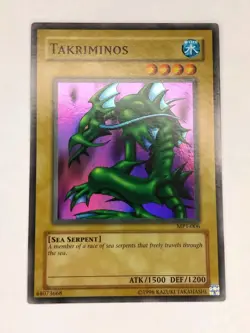 Yu-Gi-Oh! TCG Takriminos MP1-006 Limited Super Rare VLP - Image 1