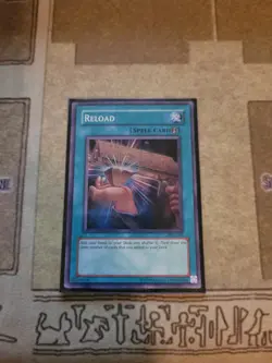 YUGIOH RELOAD IOC-045 SUPER UNLIMITED ED LP 1996 PRINT - Image 1