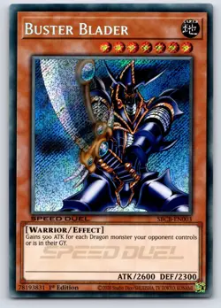 Yu-Gi-Oh Buster Blader SBCB-EN003 1st Edition Secret Rare - Image 1