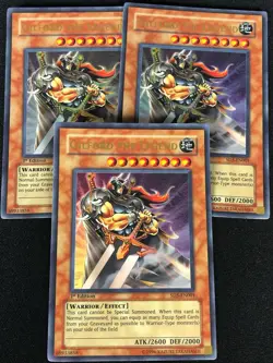 YUGIOH GILFORD THE LEGEND SD5-EN001 1ST ULTRA X3 (NM) - Image 1