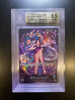 Boa Hancock OP07-038 [PAR] Parallel L 500 Years in Future One Piece Card BGS 9.5 - Image 1