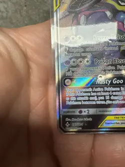 Pokemon TCG Muk Alolan Muk GX Full Art Holo Card 197/214 Sm-Unbroken Bonds - Image 5