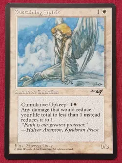 Magic The Gathering ALLIANCES SUSTAINING SPIRIT white card MTG - Image 1
