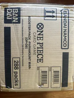 One Piece Card Game Paramount War OP-02 English Booster Box - Sealed (1st Print) - Image 5