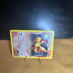 Pokemon TCG Rockets Moltres Holo Rare Card 12/132 Gym Heroes Set - Image 2