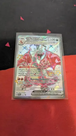 Pokemon Card TCG - Charizard ex SVP 074 Black Star Promo Scarlet & Violet - Image 1