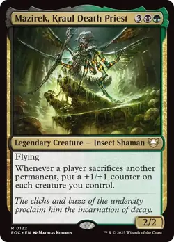 Mazirek, Kraul Death Priest Edge of Eternities Commander MTG LEGENDARY RARE - Image 1