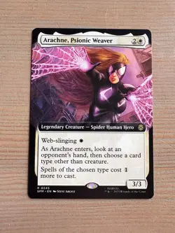 Arachne, Psionic Weaver - 245 - MTG: Marvel’s Spider-Man - Extended Art - Rare - Image 1