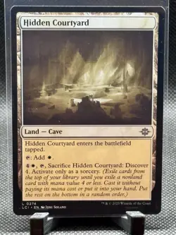 NM Hidden Courtyard, MTG, LCI, Magic the Gathering, 274 - Image 1