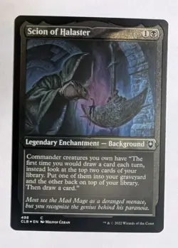 Scion of Halaster (Foil Etched) Commander Legends: Battle for Baldur's Gate- MTG - Image 1