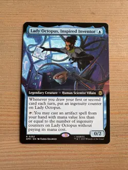 Lady Octopus, Inspired Inventor - 252 - MTG: Marvel’s Spider-Man - Extended Art - Image 1